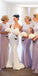 Cap Sleeve Sheath Beaded Backless Jersey Long Bridesmaid Dresses, FC1753