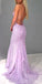 New Arrival Mermaid Tulle Backless Applique Prom Dresses, FC1859