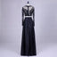 Long Prom Dresses, Two Pieces Prom Dresses, Lace Party Prom Dresses, Long Sleeveless Prom Dresses, Satin Prom Dresses, Prom Dresses Online, LB0261