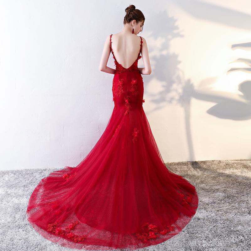 Long Prom Dresses, Tulle Prom Dresses, Spaghetti Straps Prom Dresses, Applique Evening Dresses, Lace Prom Dresses , Backless Prom Dress, Beading Party Dress, LB0409