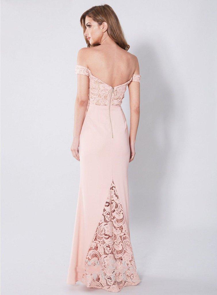 Long Prom Dresses, Jersey Prom Dresses, Mermaid Party Dresses, Off Shoulder Evening Dresses, Lace Prom Dresses , Pink Prom Dresses, Backless Prom Dress, LB0546