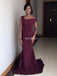 Stunning Mermaid Off Shoulder Long Bridesmaid Dress, FC6013