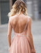 Long Bridesmaid Dress, Backless Bridesmaid Dress, Chiffon Bridesmaid Dress, Dress for Wedding, Lace Bridesmaid Dress, Floor-Length Bridesmaid Dress,Sleeveless Bridesmaid Dress, LB0694