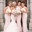 Simple Design Mermaid Bridesmaid Dress, Cheap Double FDY Bridesmaid Dress, D745