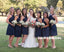 Short A-Line Cheap Bridesmaid Dress, Knee-Length Bridesmaid Dress, D1032