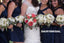 Short A-Line Cheap Bridesmaid Dress, Knee-Length Bridesmaid Dress, D1032